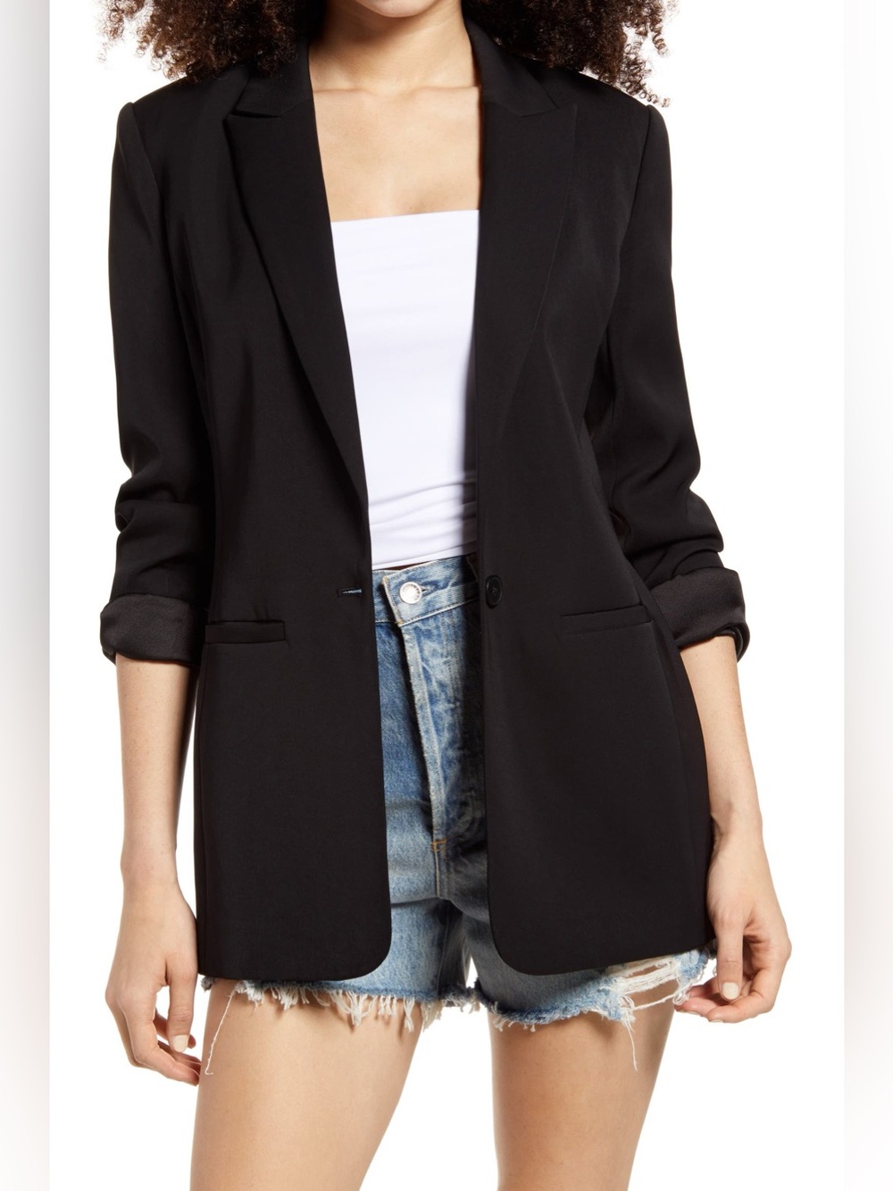 NWT Lavender Brown Black Tailored Blazer - Classic Work-to-Weekend Blazer S